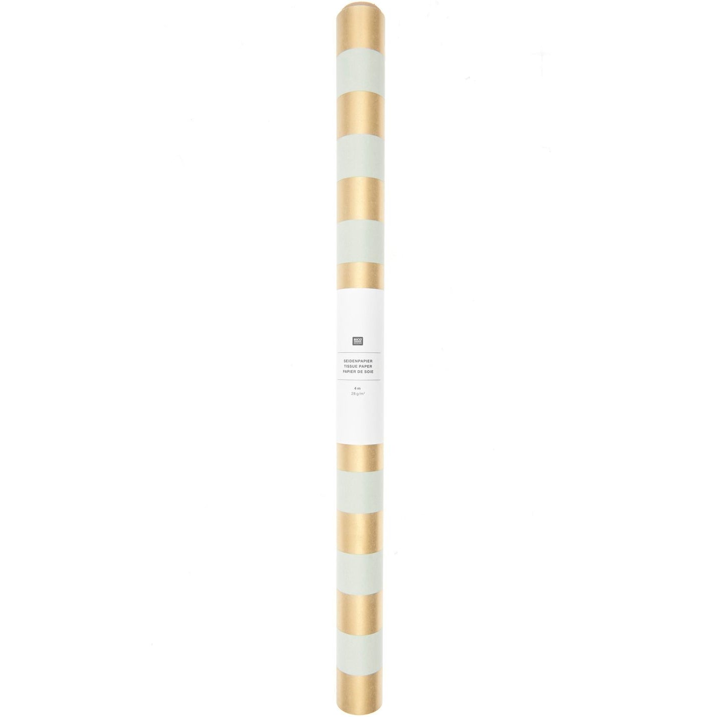 Tissue Paper Roll - gold stripe