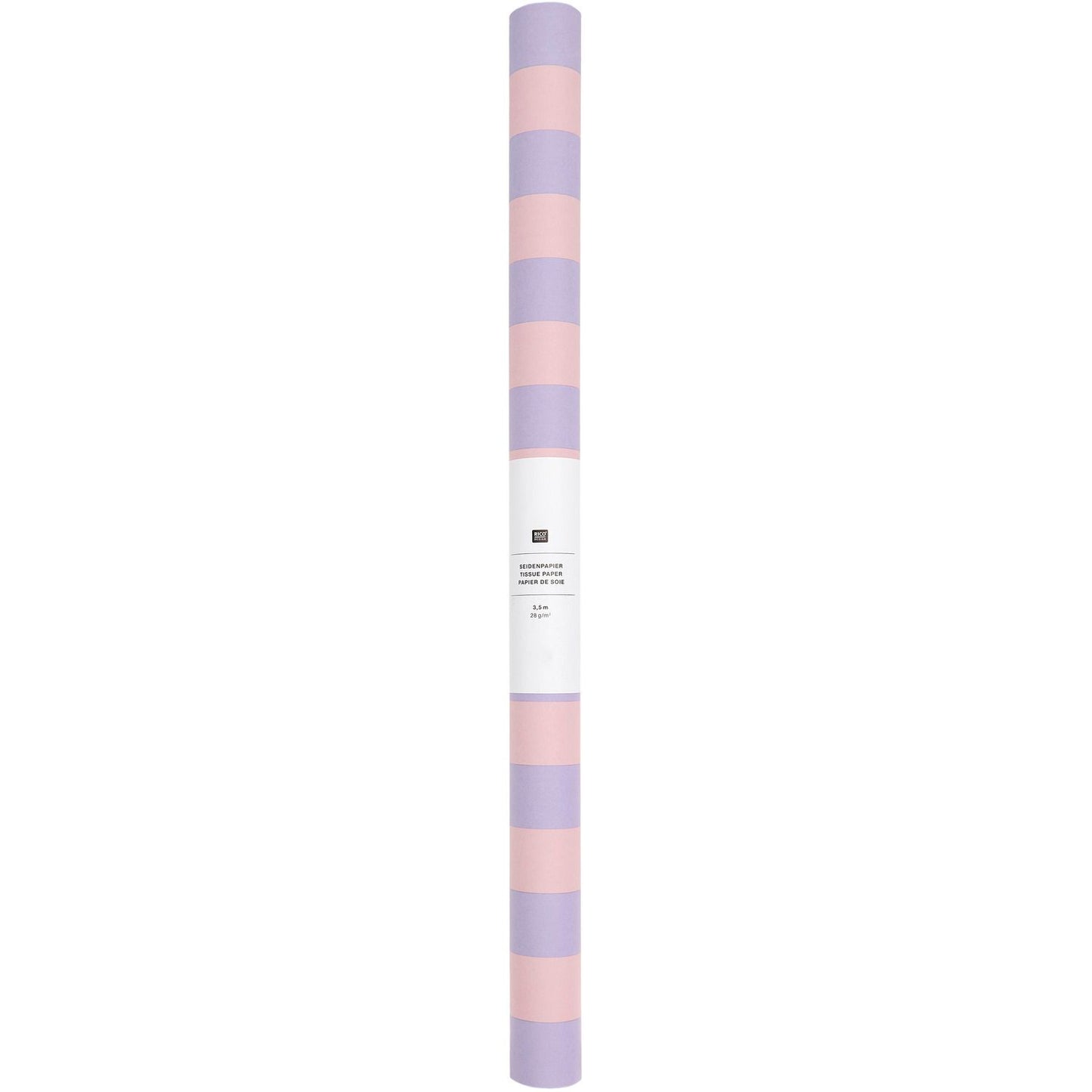 Tissue Paper Roll - pink/lilac stripe