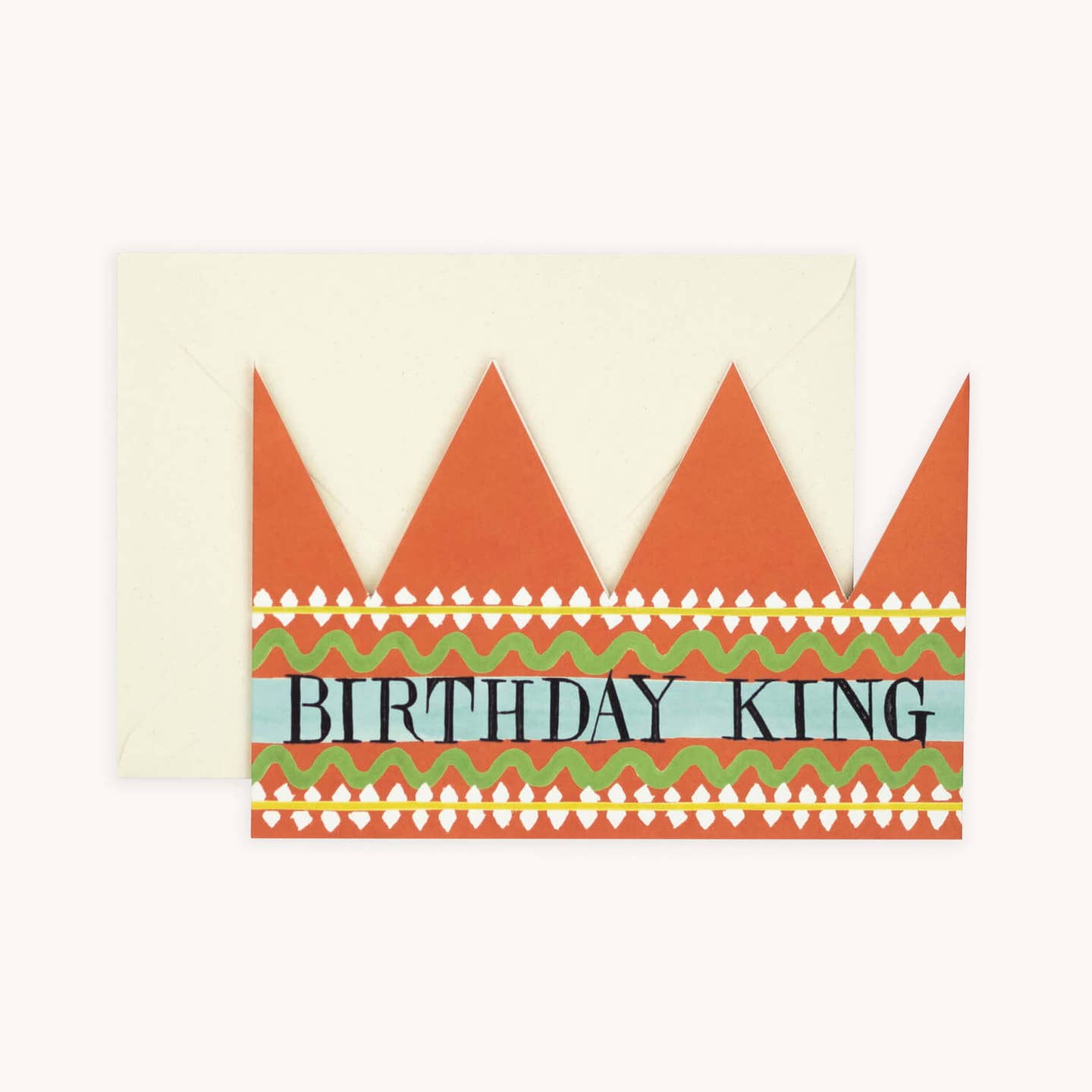Birthday King Crown Card