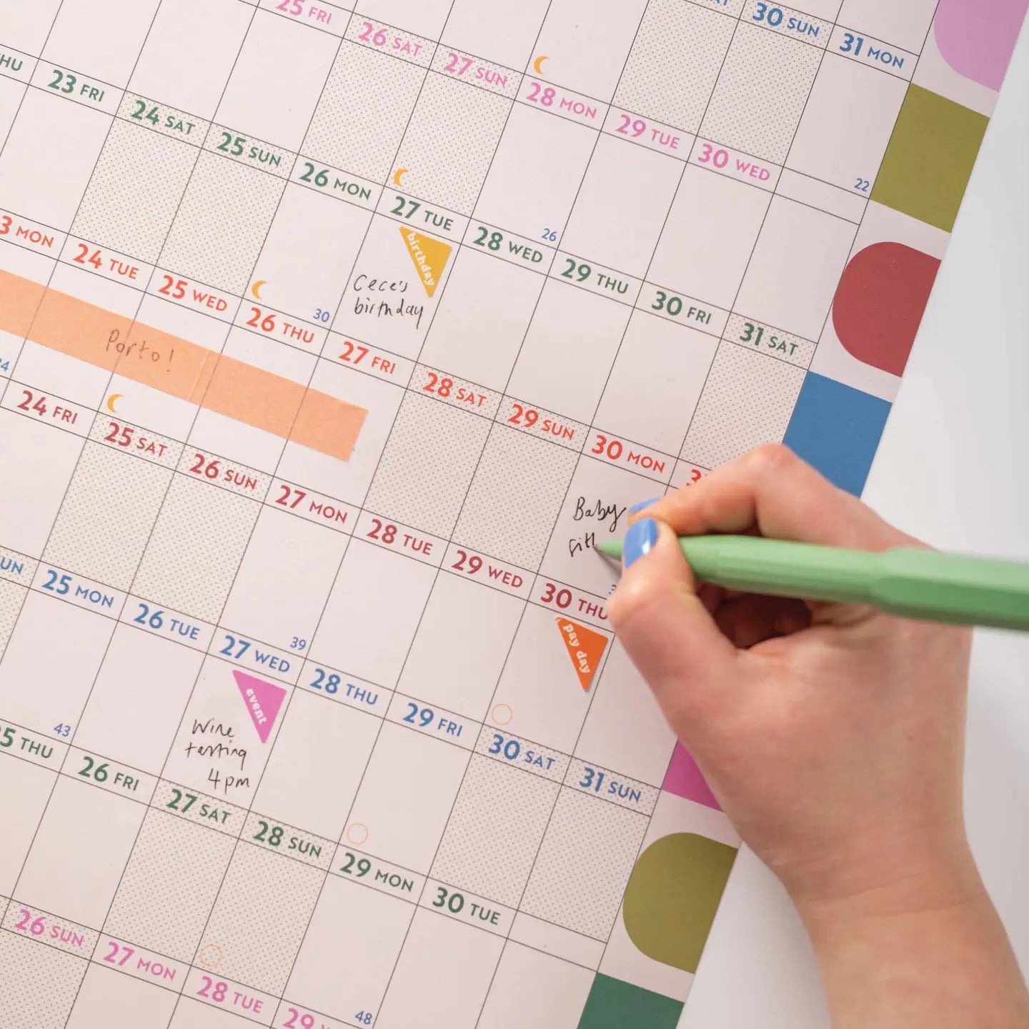 2027 Wall Planner - Landscape
