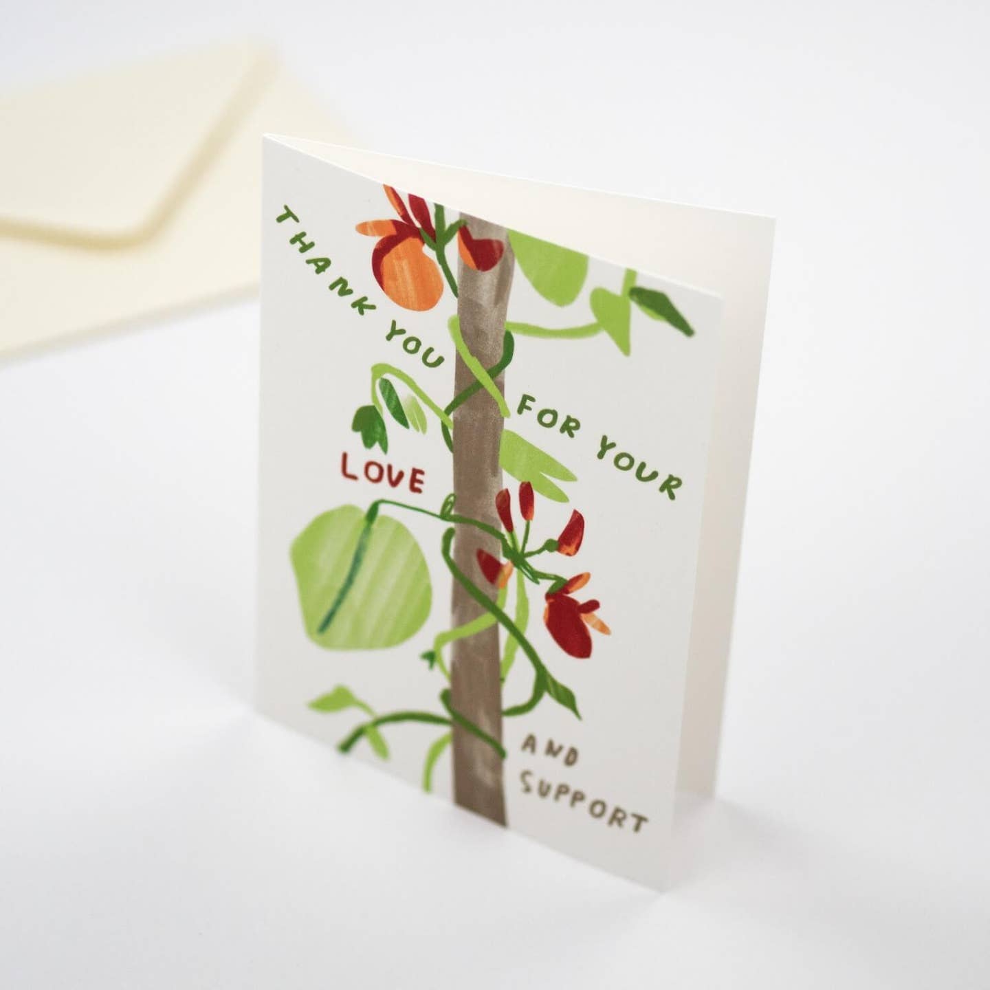Thank You For Your Love & Support Card