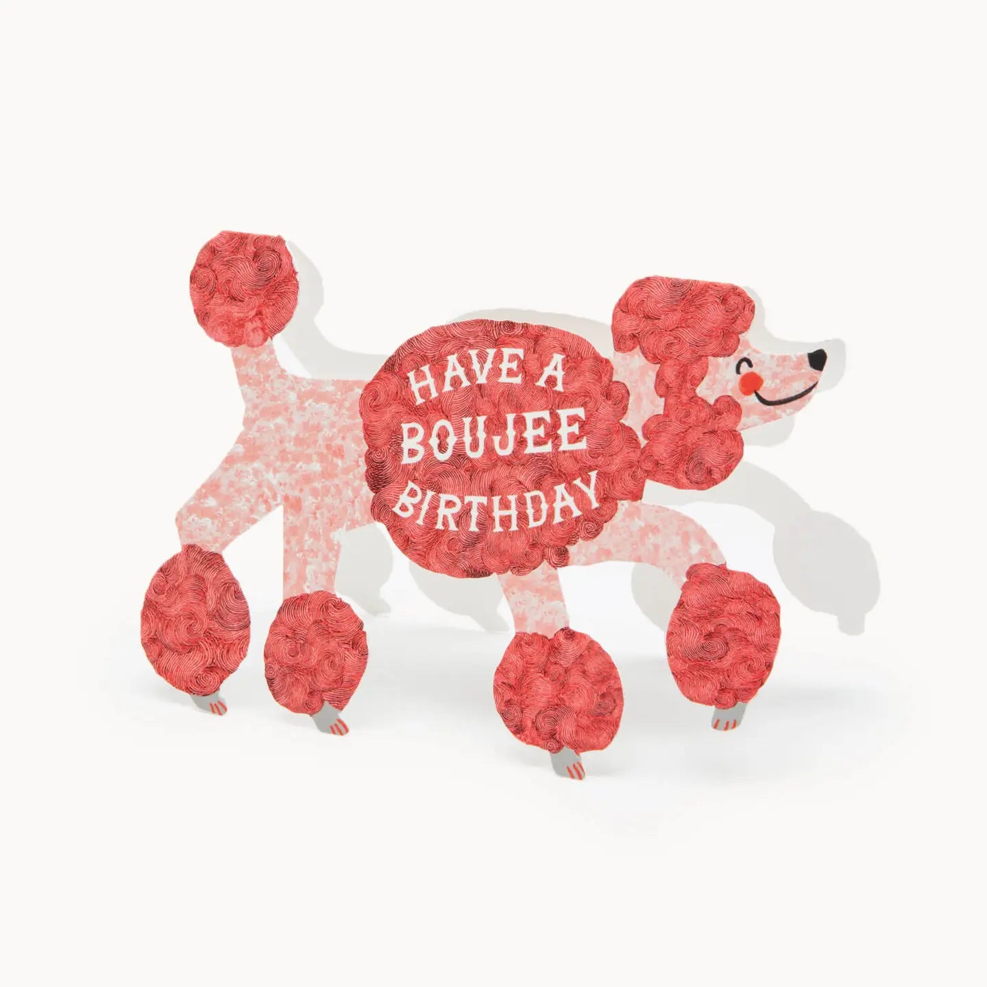 Boujee Poodle Card