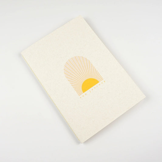 Sun notebook - A6, Plain pages