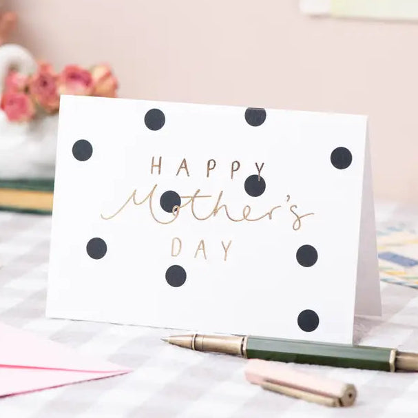 Mother's Day polka dot card