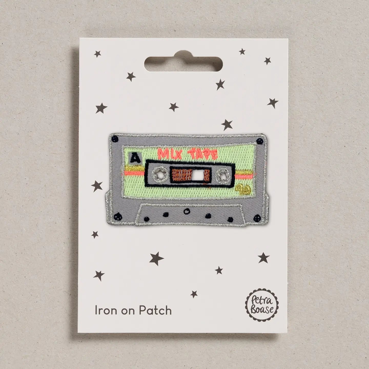 Iron On Patch -Mix Tape