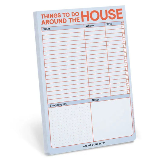 Things To Do Around the House (with Magnet) Notepad
