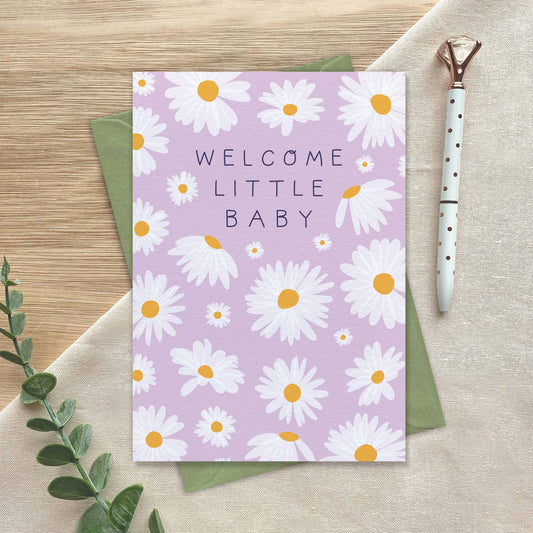 Welcome Little Baby - Lilac