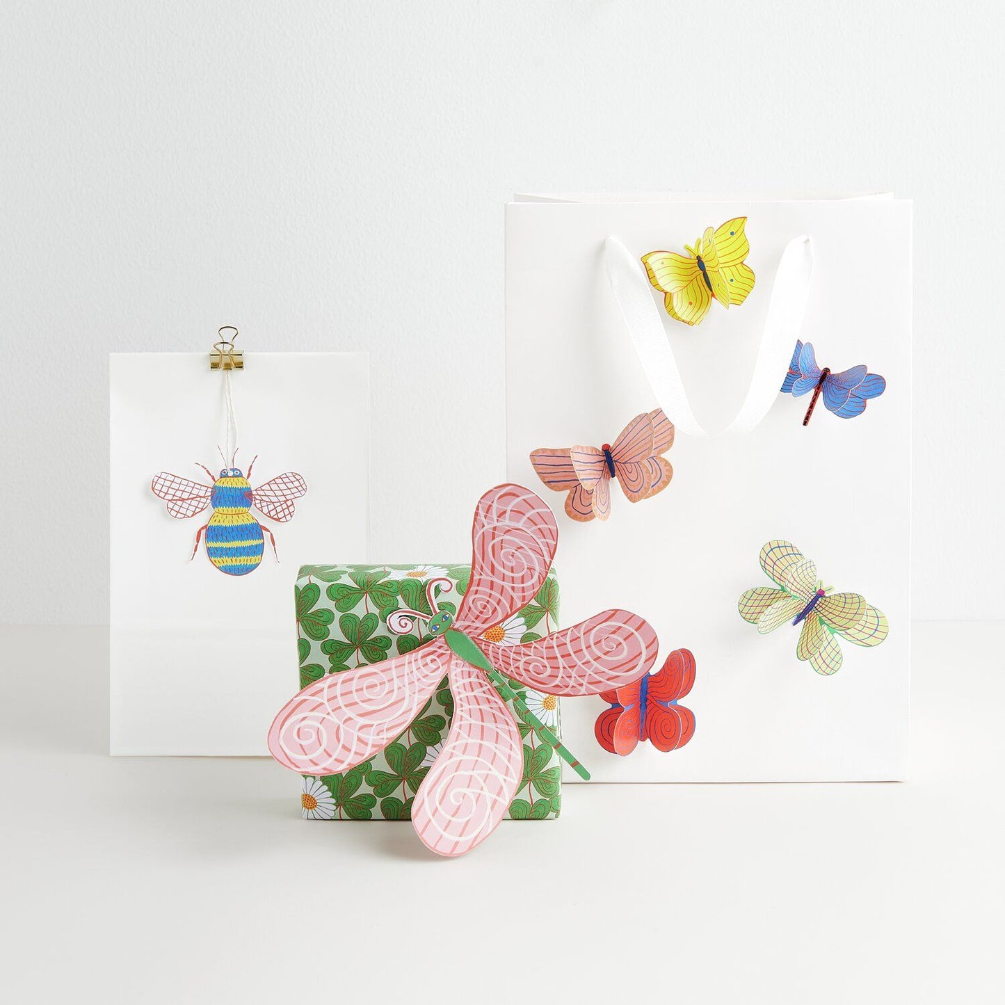 A variety of colourful insect stickers from the Pencil Me In stationery shop. 