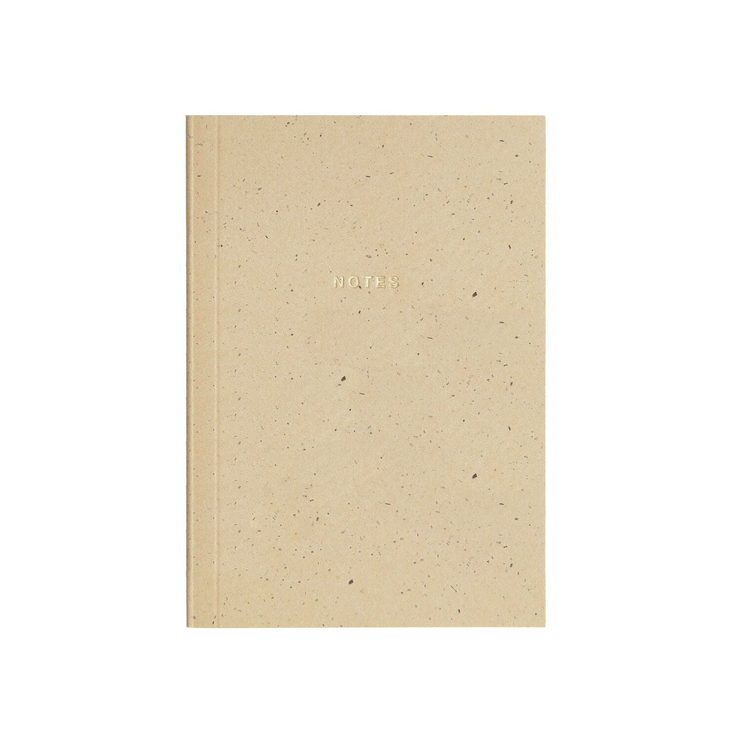 A cappuccino notebook with 'NOTES' text on the front from the Pencil Me In stationery shop. 
