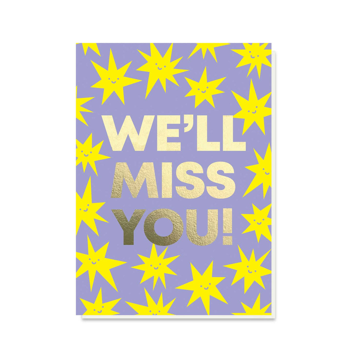 We'll Miss You card