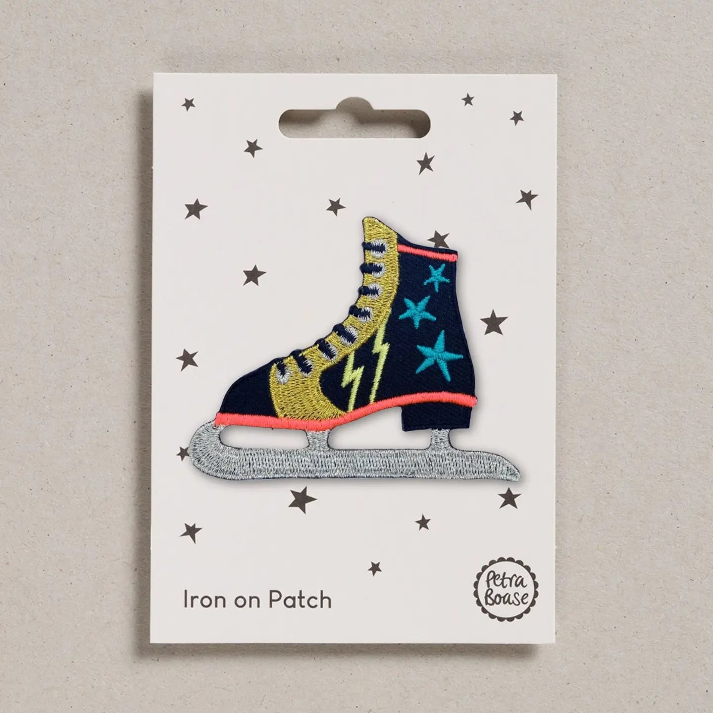 Iron On Patch -Ice Skate