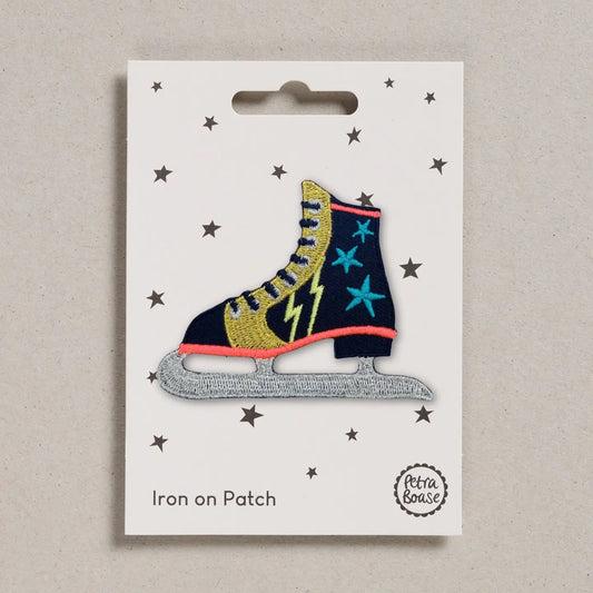 Iron On Patch -Ice Skate