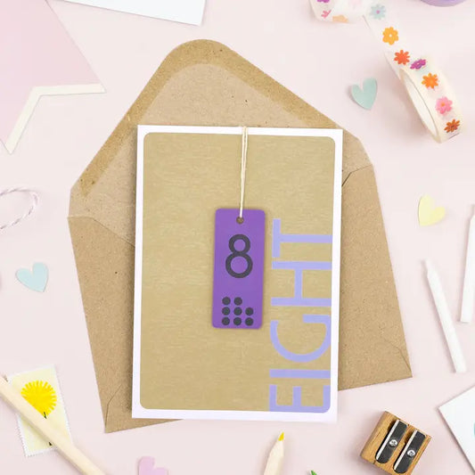 Age 8 Keepsake Card