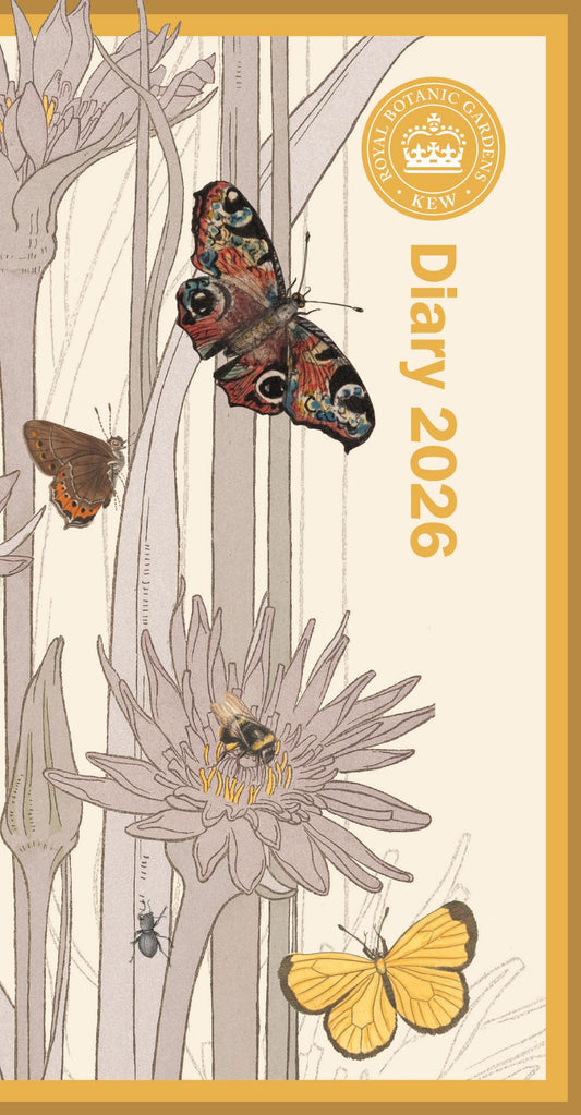 A 2026 diary with a butterfly and flowers on the cover from the Pencil Me In stationery shop.