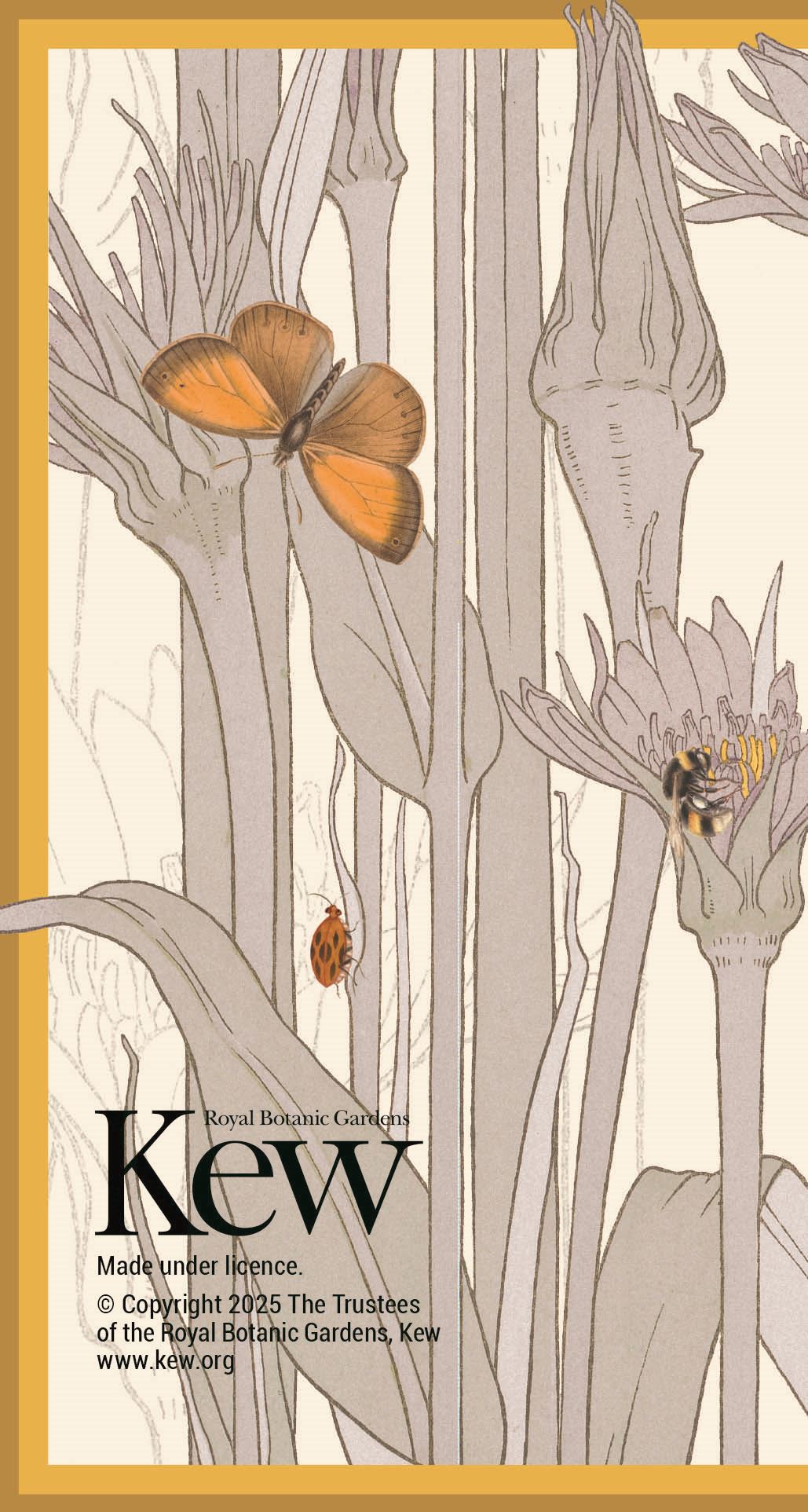 A 2026 diary with a butterfly and flowers on the reverse from the Pencil Me In stationery shop. 