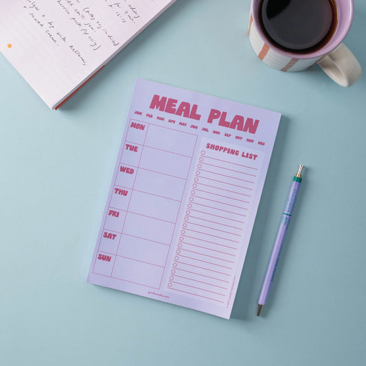 A5 Meal Planner - Lilac & Plum