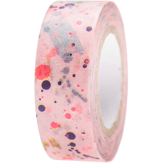 Pink splash pattern Washi Tape