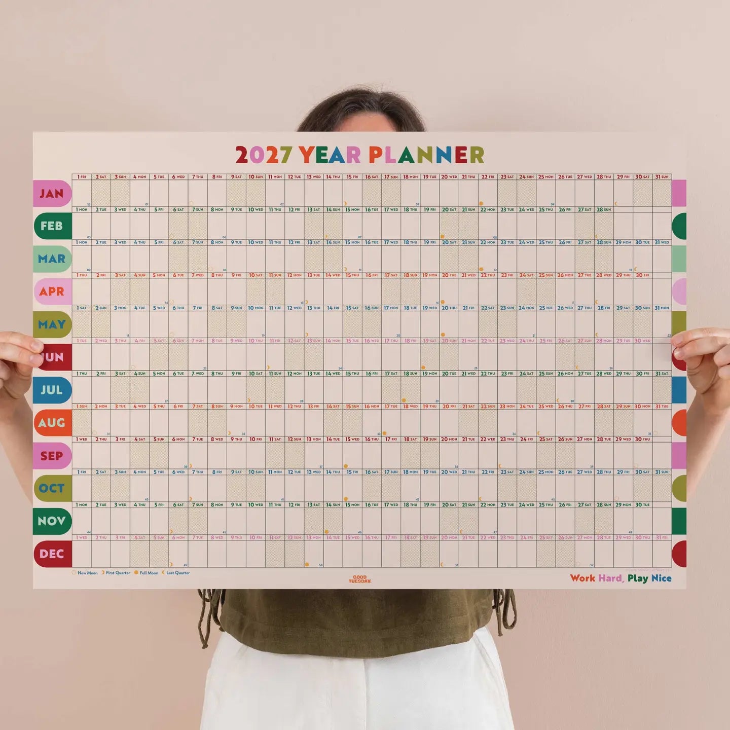 2027 Wall Planner - Landscape