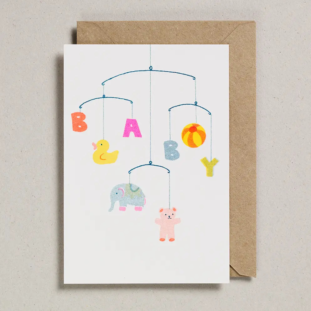 Baby Mobile Riso card