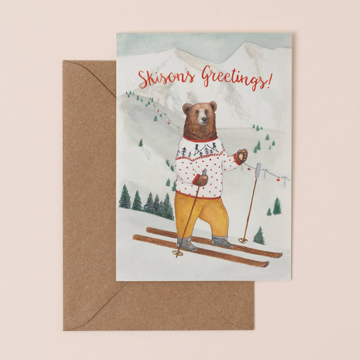 Skisons Greetings card