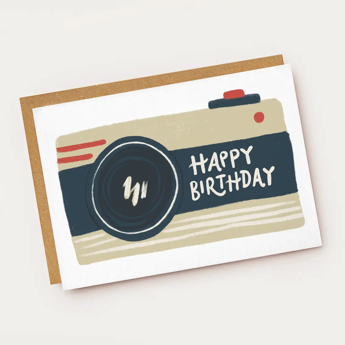Happy Birthday Retro Camera Card
