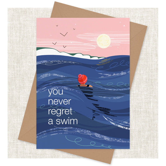 You never regret a swim card