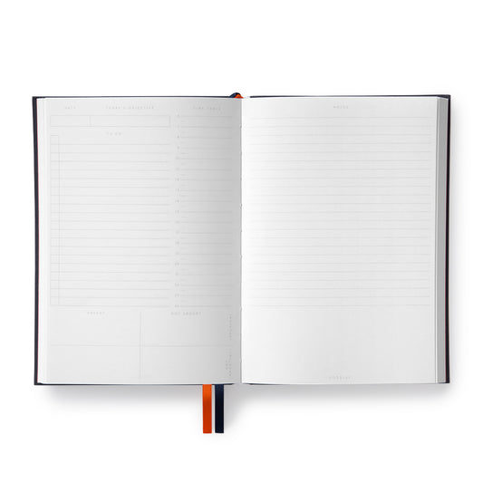 Ultramarine Fabric Daily Planner (B6)