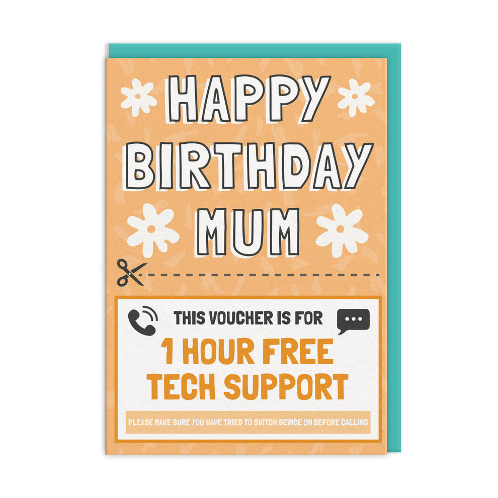 Tech Support Voucher Mum Birthday