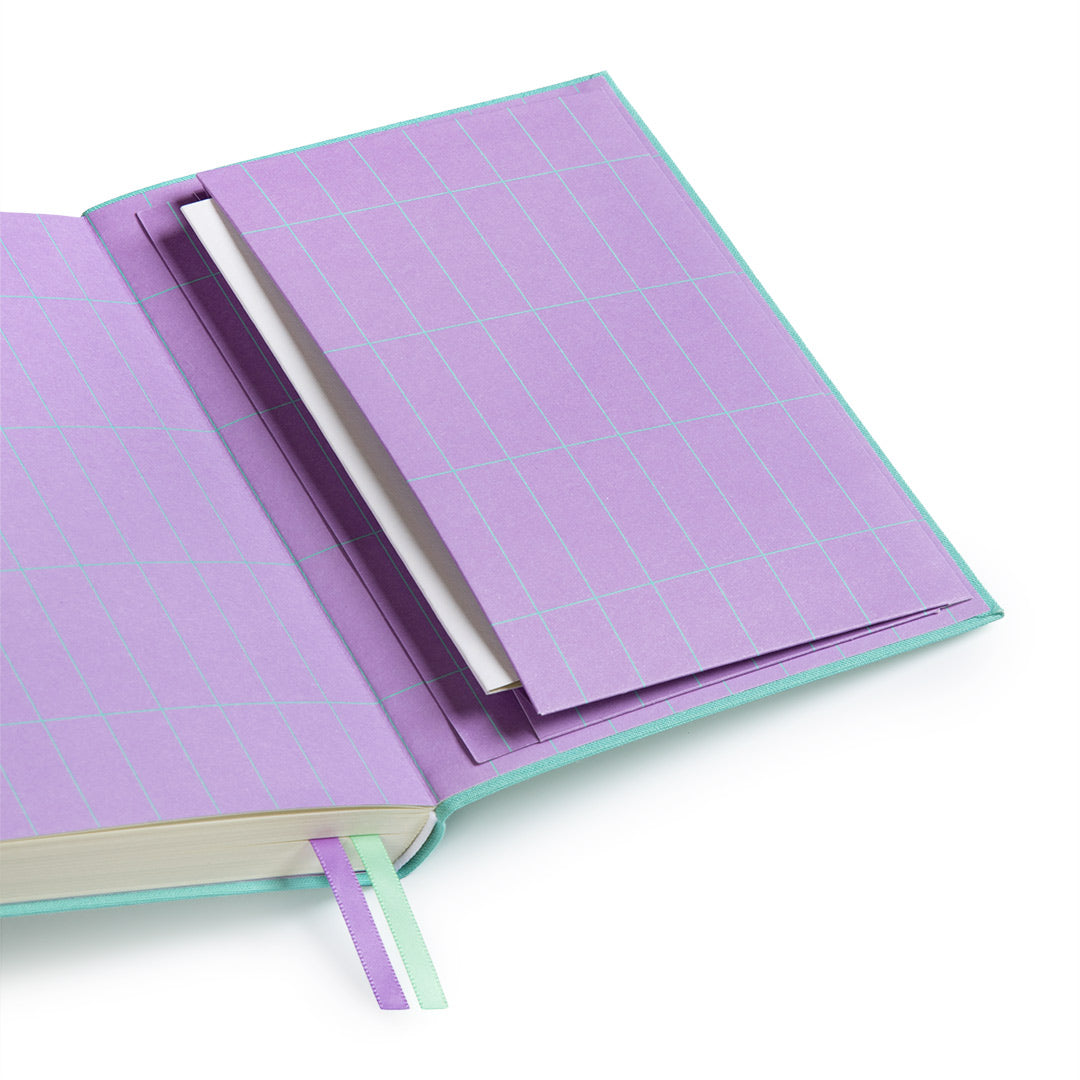 Mint Fabric Daily Planner (B6)