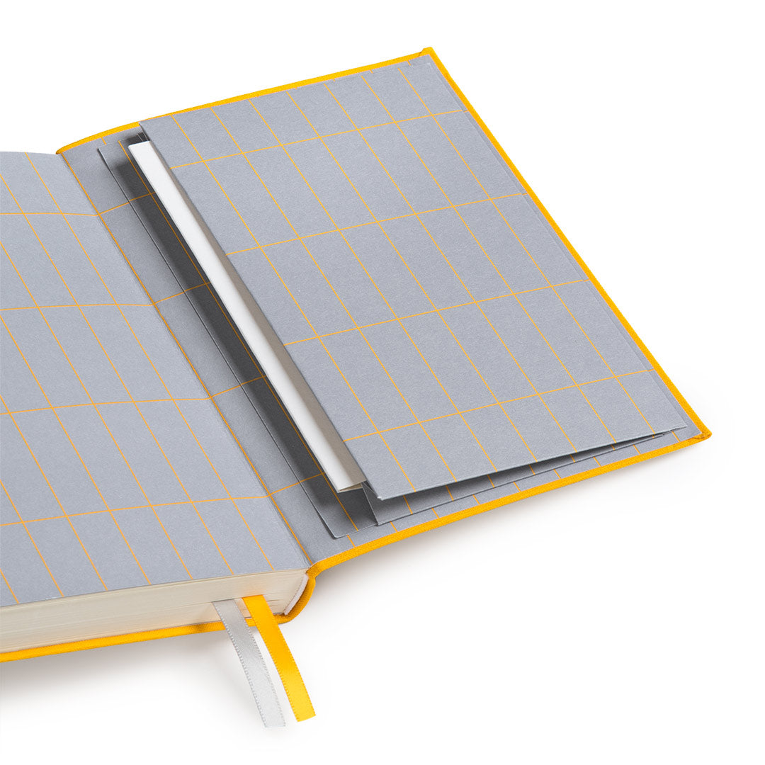 Yellow Fabric Daily Planner (B6)