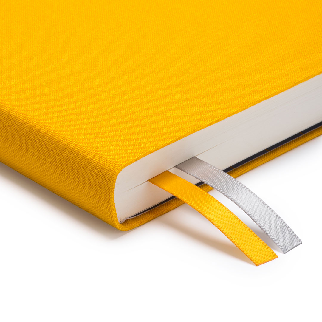 Yellow Fabric Daily Planner (B6)