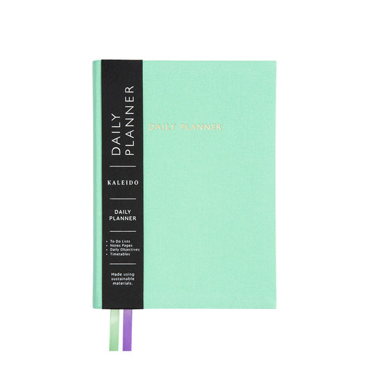 Mint Fabric Daily Planner (B6)
