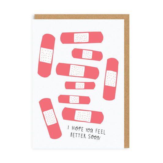 Feel Better Soon Plasters card