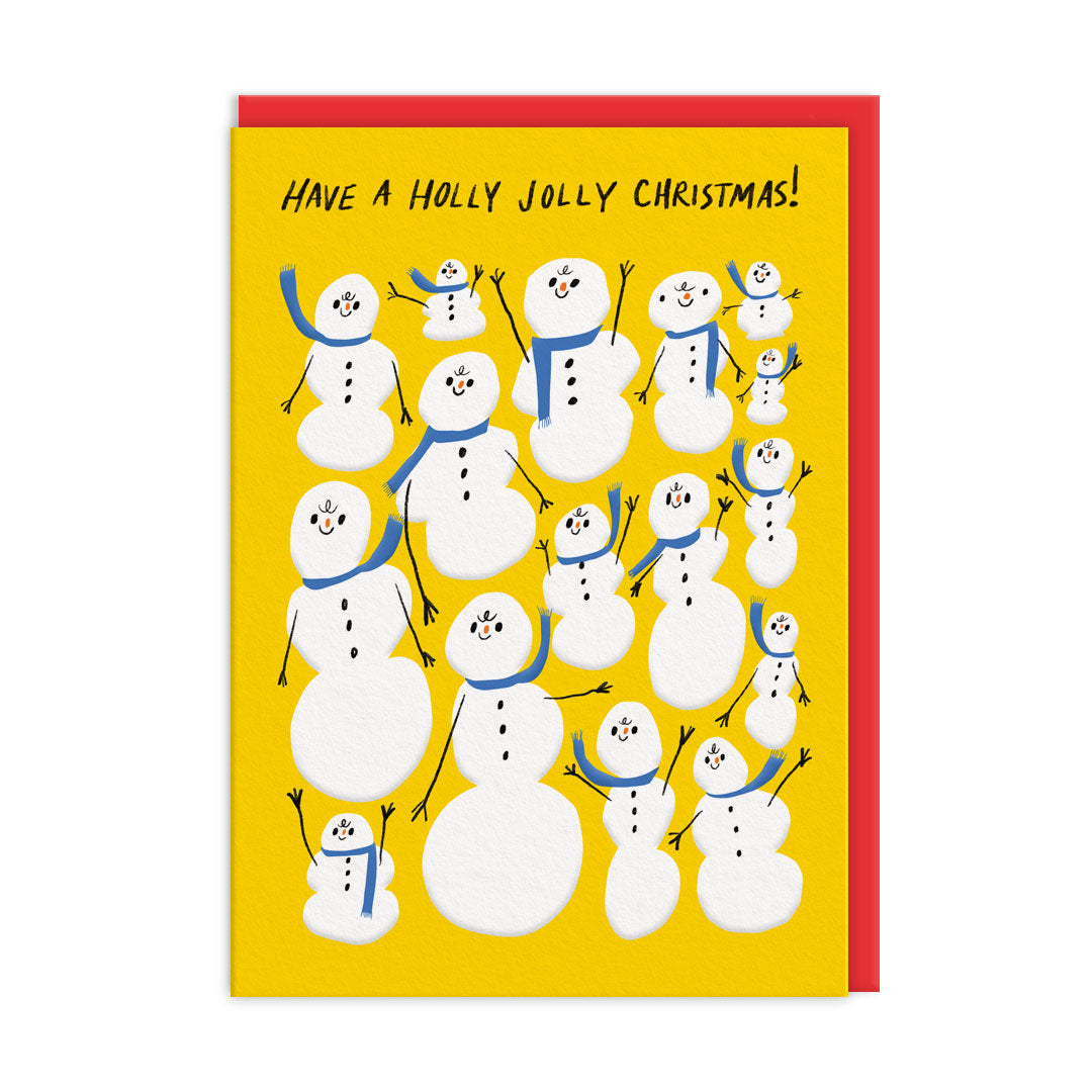 Jolly Snowman card
