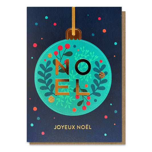 Noel Bauble card