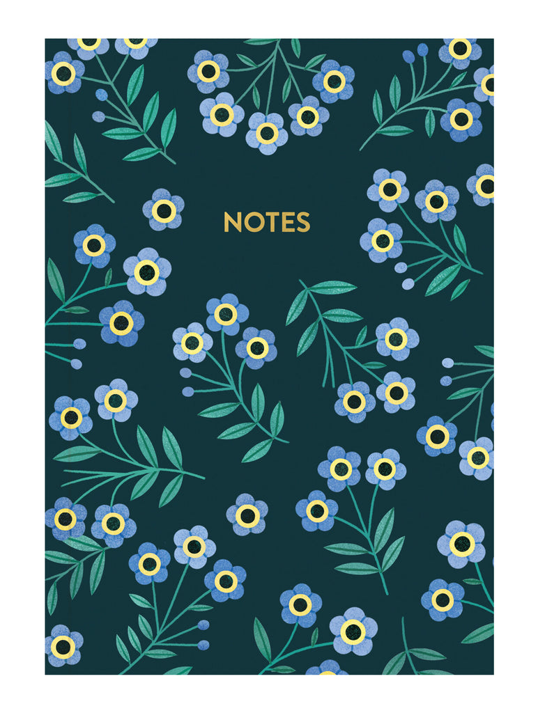 Forget me not A5 Lined Notebook