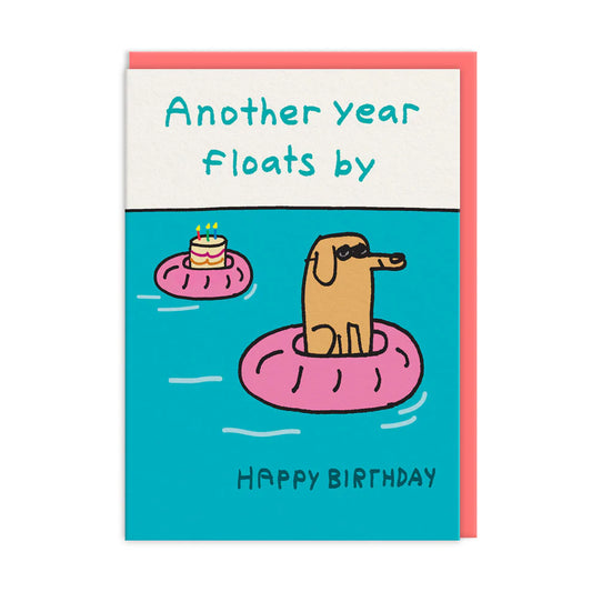 Another Year Floats By Greeting Card
