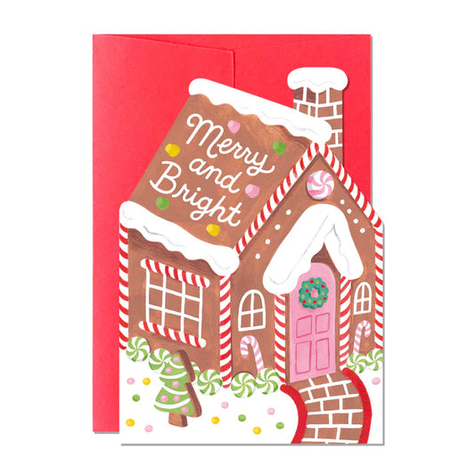 Gingerbread House Christmas card