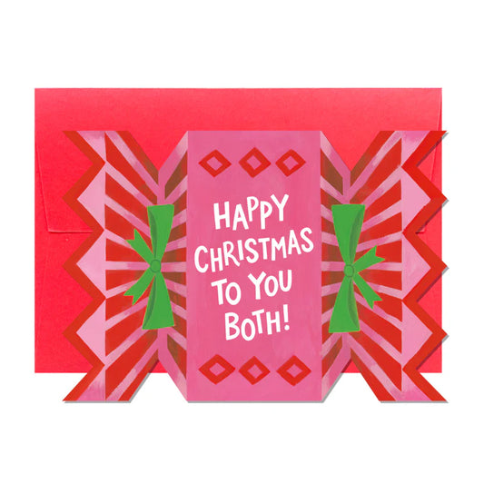 Happy Christmas Cracker Christmas card