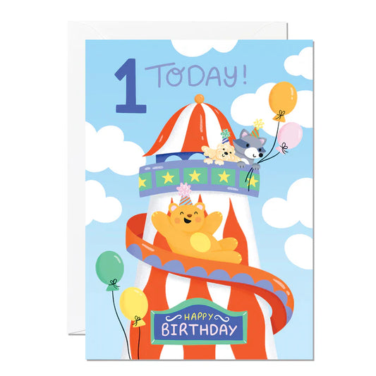 1st Birthday Helter Skelter