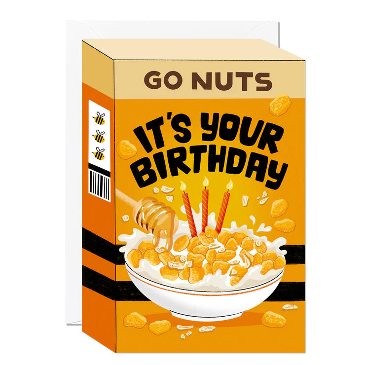Go Nuts Cereal card
