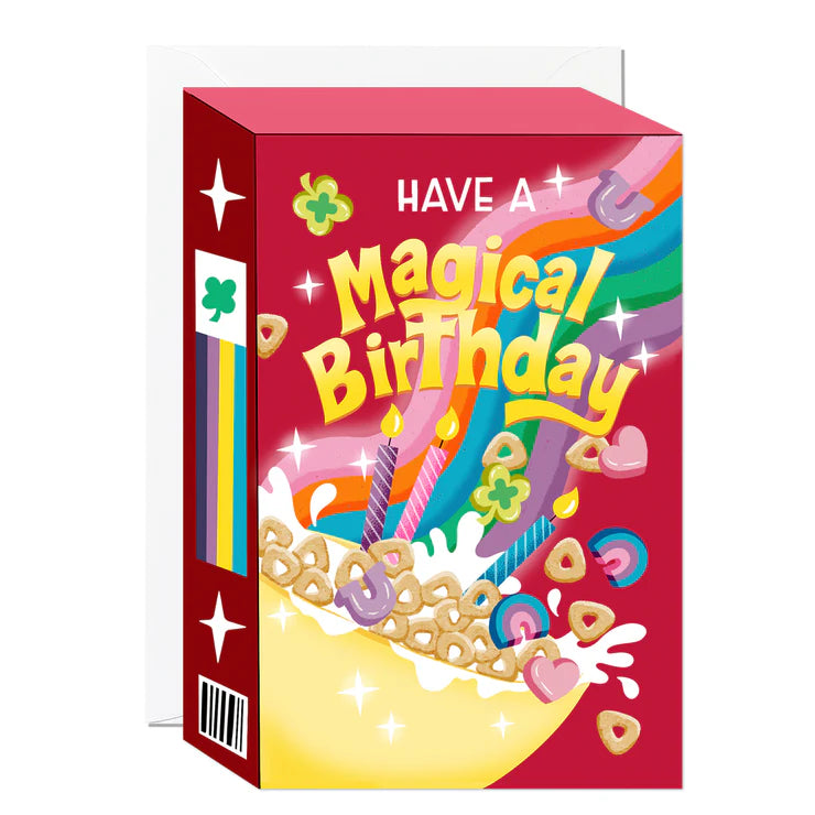 Magical Birthday Cereal card