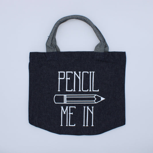 Pencil Me In Tote Bucket Bag