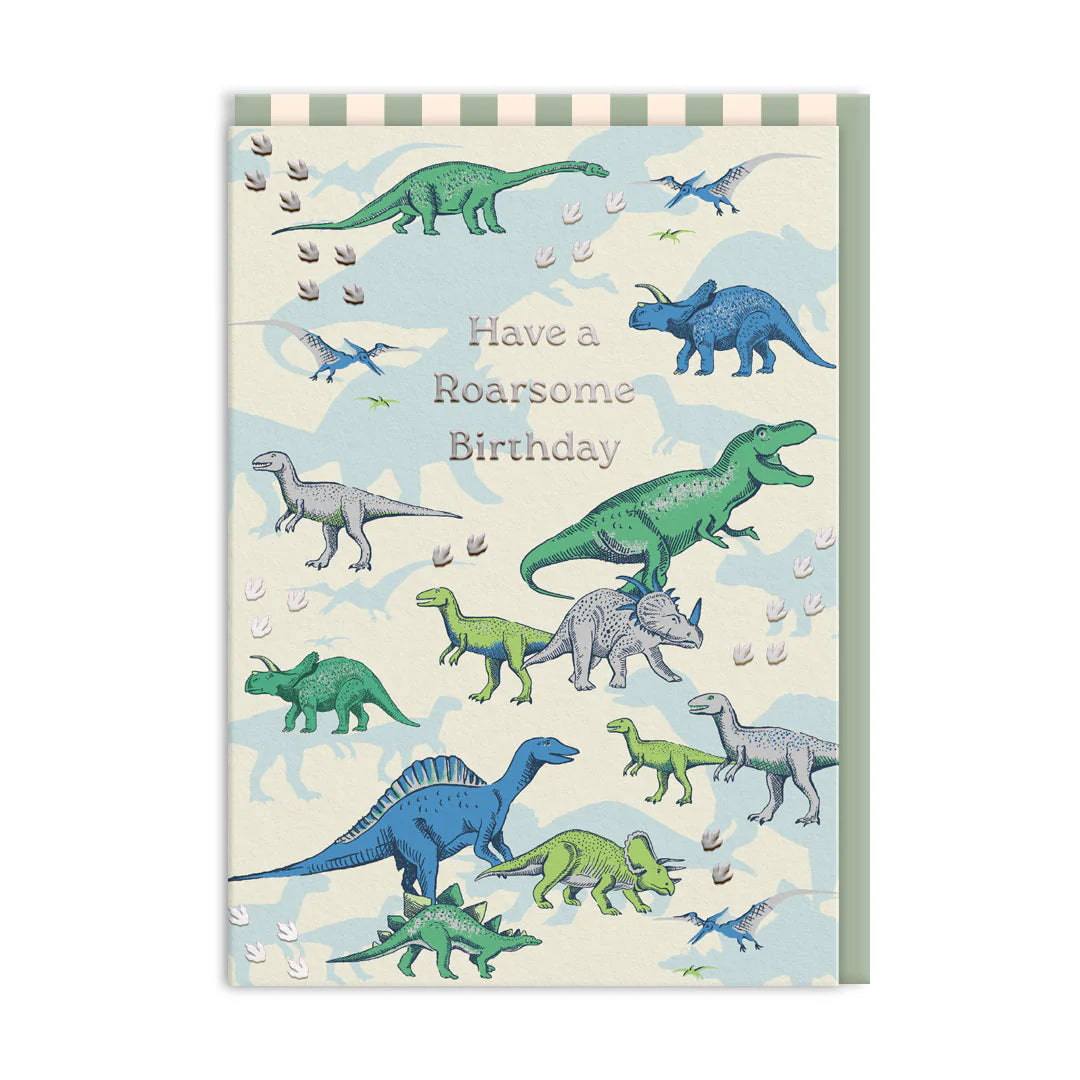 Dinosaurs Birthday Card