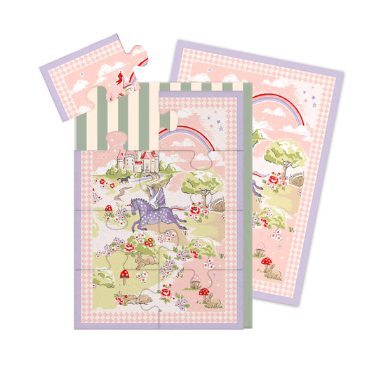 Unicorn World Jigsaw Greeting Card (A6)