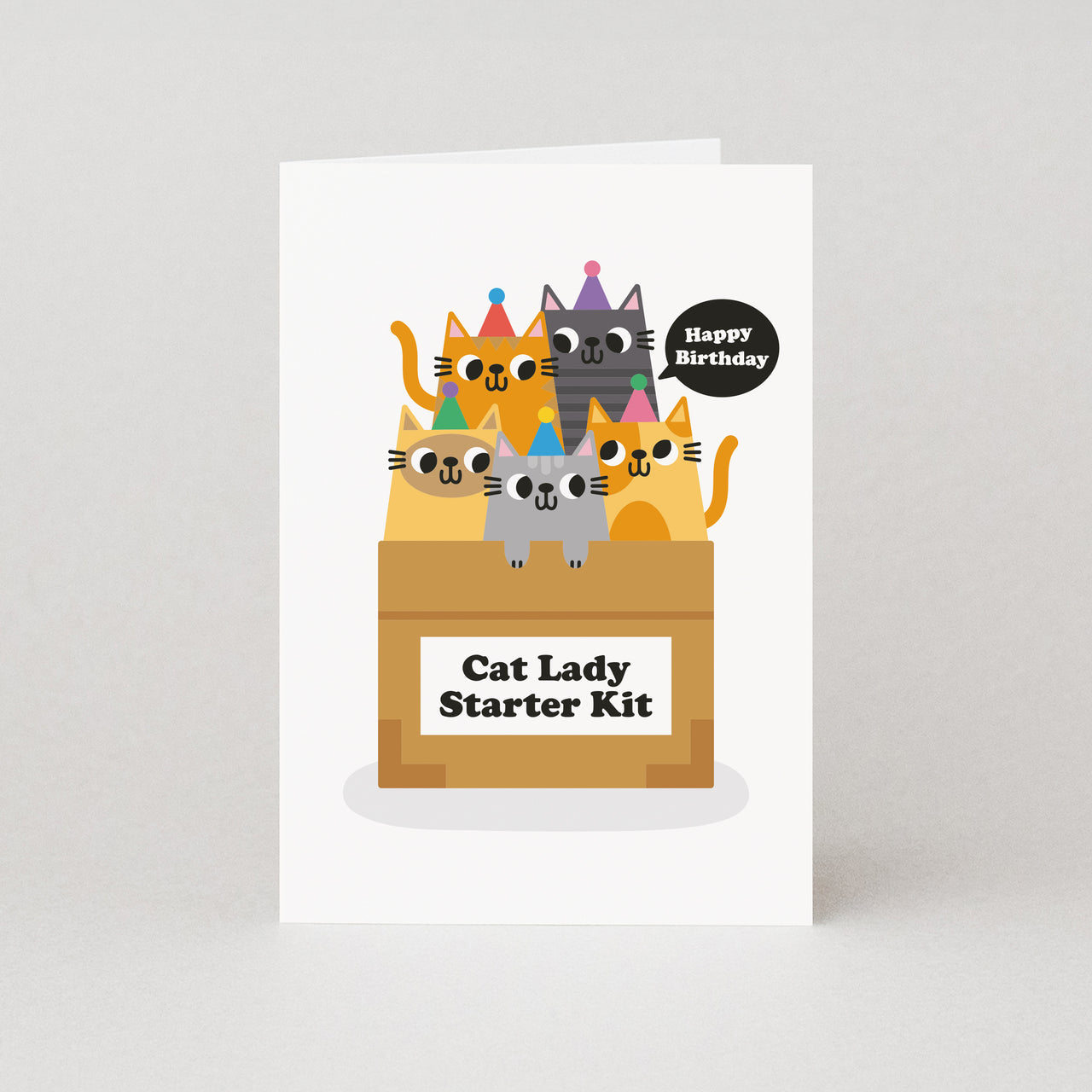 Cat Lady Starter Kit Birthday Card