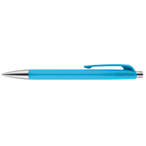A turquoise blue Caran d'Ache 888 Infinite pen available from the Pencil Me In stationery shop. 