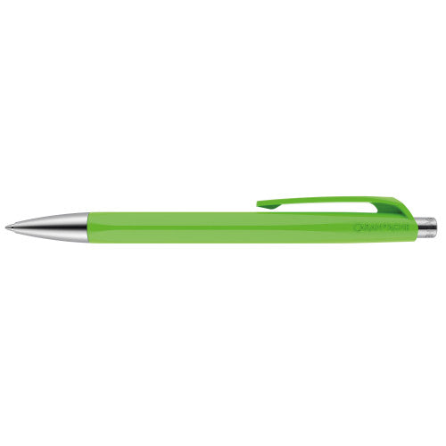 A spring green Caran d'Ache 888 Infinite pen available from the Pencil Me In stationery shop. 