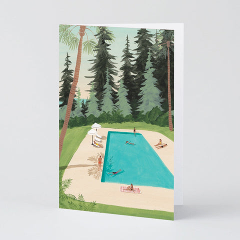 Poolside card