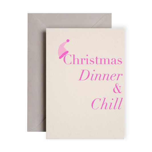 Christmas Dinner and Chill Card